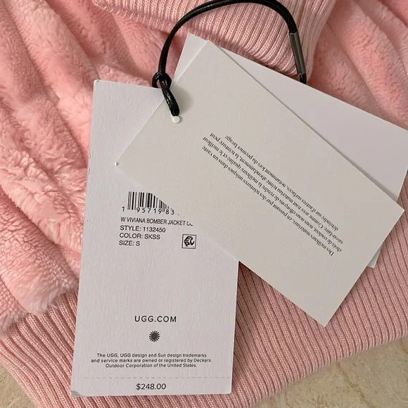 NWT UGG Viviana Bomber Jacket Cord. - Picture 9 of 15